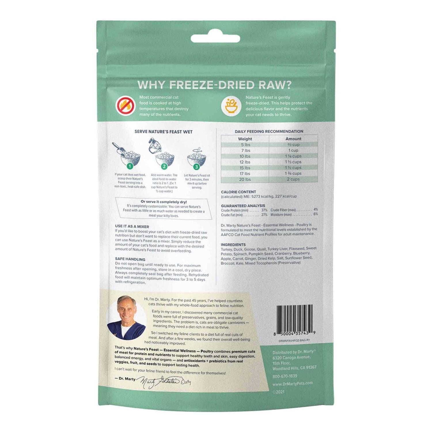 Poultry Freeze Dried Raw Cat Food J39197