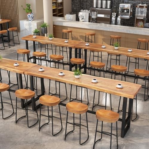 Solid Wood Rectangular Bar Counter Table 160cm long D3058