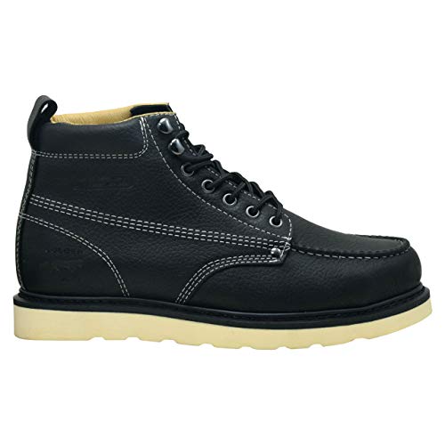 Steel Toe Work Boots 6" Moc Toe Wedge R857