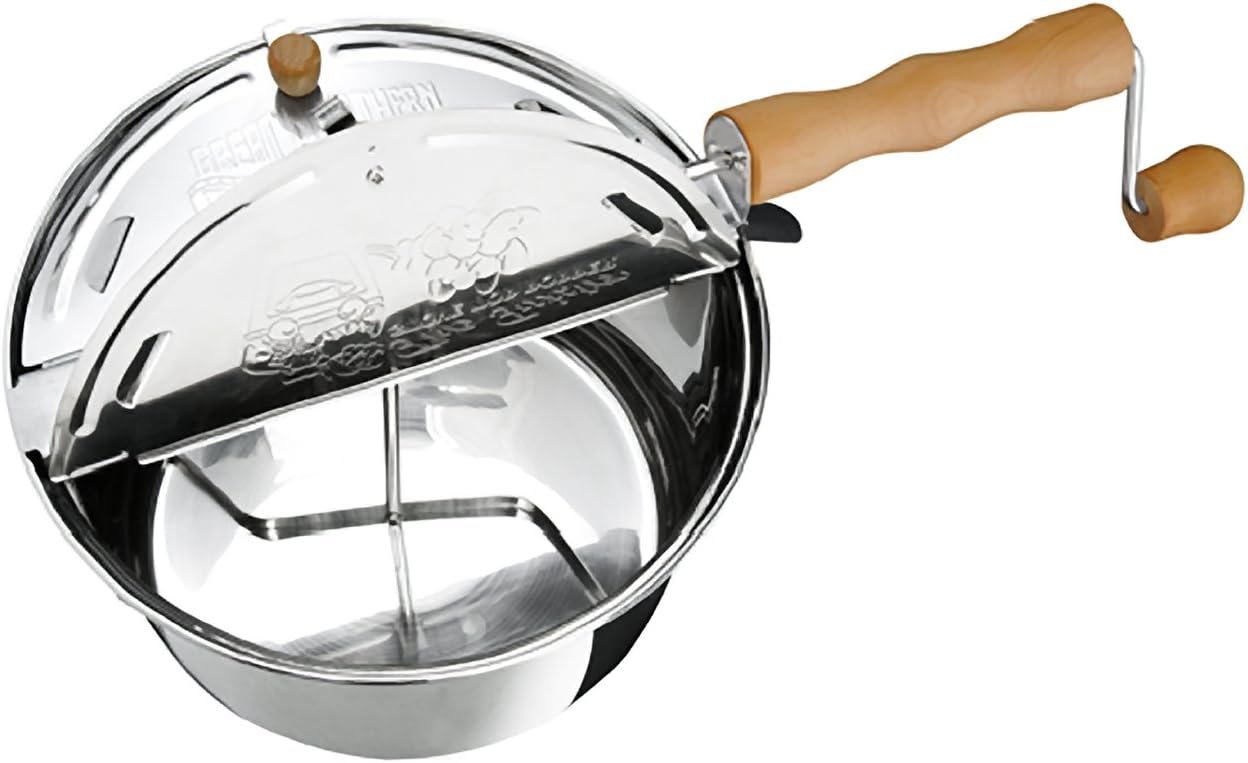 6-Quart Aluminum Popcorn Popper with Hand Crank U874