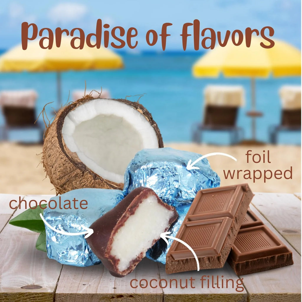 5 Lbs Bulk Bag Foil Wrapped Coconut Cremes D58445
