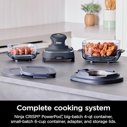 Green 4 QT & 6 Cup Glass Air Fryer L88802