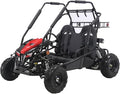 196cc Gas Powered Dual Seat Go-Kart with Reverse Gear M77055
