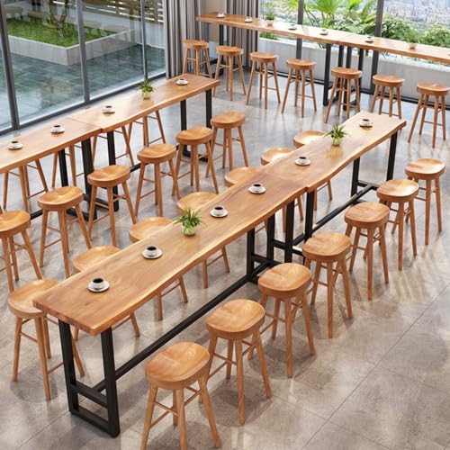 Solid Wood Rectangular Bar Counter Table 160cm long D3058