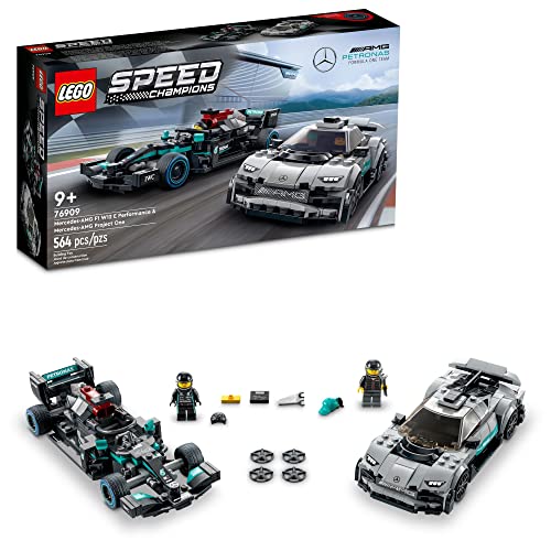 Mercedes-AMG F1 W12 E Performance & Mercedes-AMG Project One Toy Cars Building Kit H428