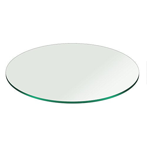 39" Round Glass Table Top 1/2" Thick Tempered Beveled Edge Q645