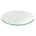39" Round Glass Table Top 1/2" Thick Tempered Beveled Edge Q645