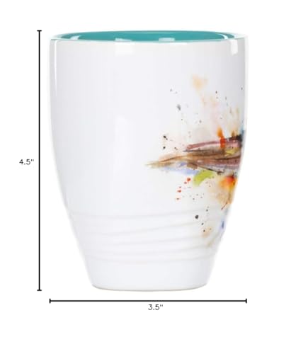 16 Ounce Glossy Stoneware Mug With Handle M262