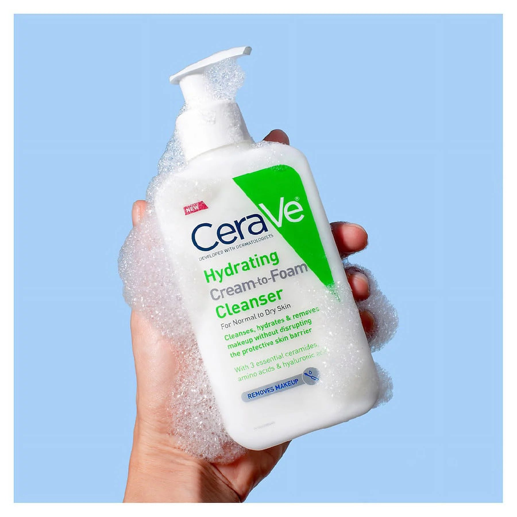 Hydrating Cream-to-Foam Face Cleanser Q3059