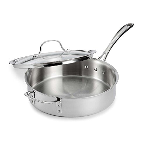 10 Piece Tri-Ply Stainless Steel Cookware Set A491