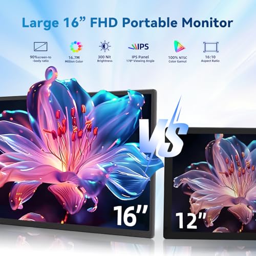 14" Dual Portable IPS FHD 1080P Monitor G789