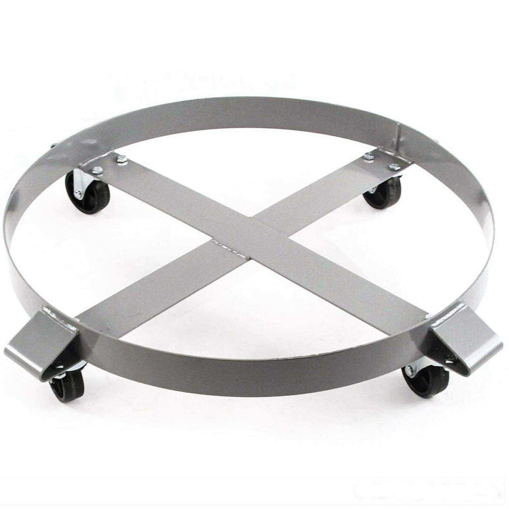 Heavy Duty Drum Dolly 55 Gallon Swivel Casters Steel Frame Dolly Cart Q707556