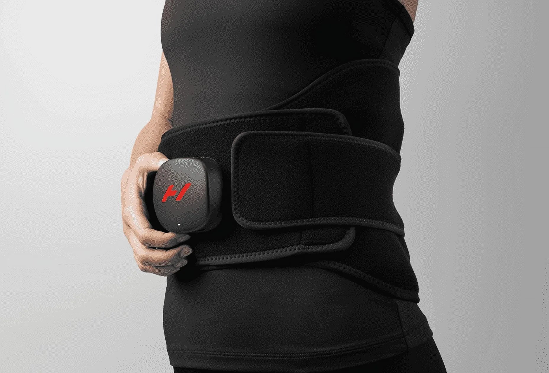 Black Heated Back Massage Wrap W4977