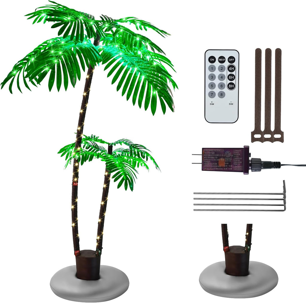 6FT Artificial Lighted Palm Tree B213