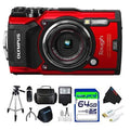 Red Digital Camera with Accessory Bundle C870256