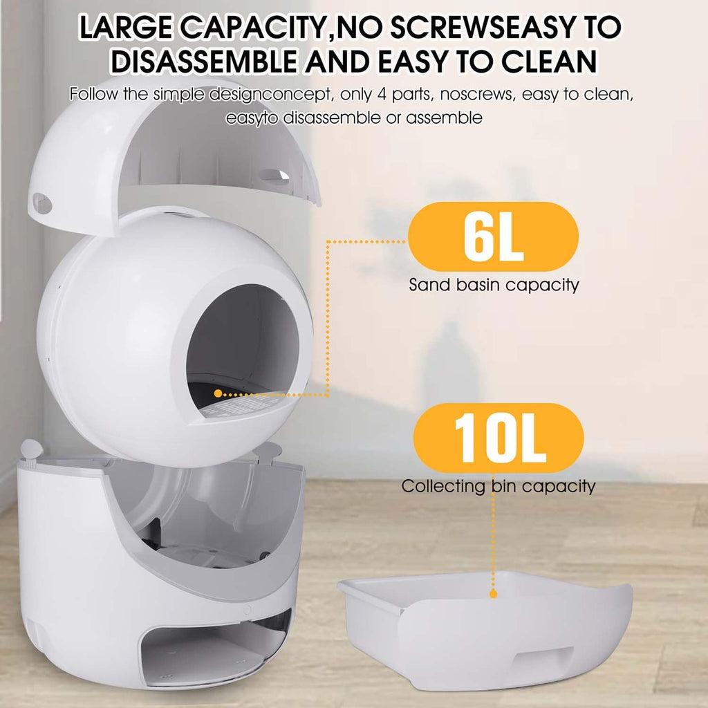 Automatic Self Cleaning Litter Box with Odor Removal and APP Control X806839