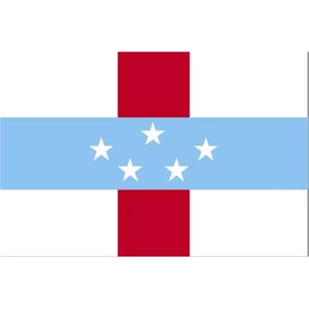 3 ft. x 5 ft. Colonial Nyl-Glo Nether Antilles Flag with Fringe W662753