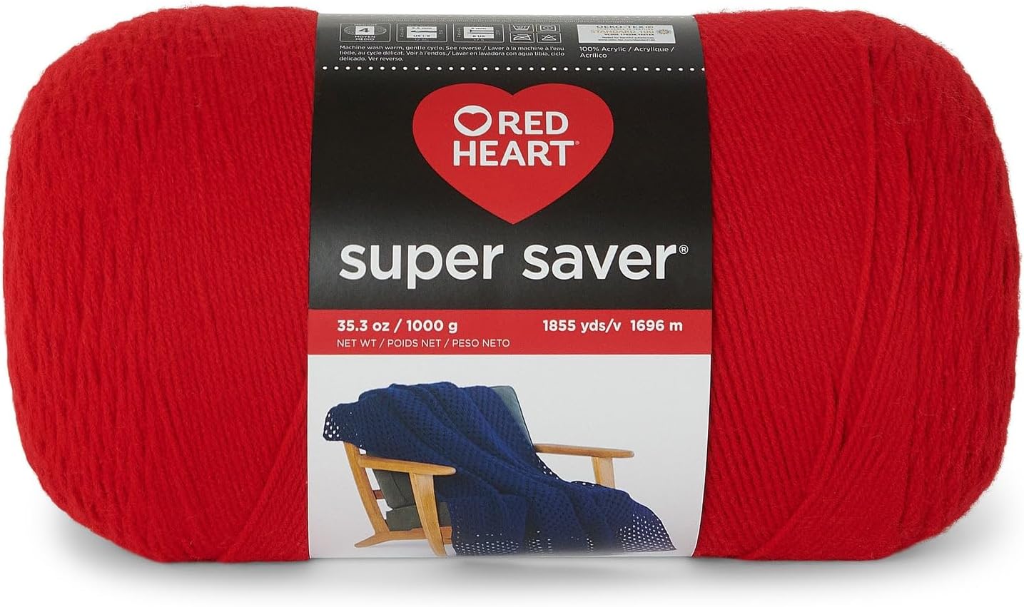 1000g Cherry Red Yarn S1358