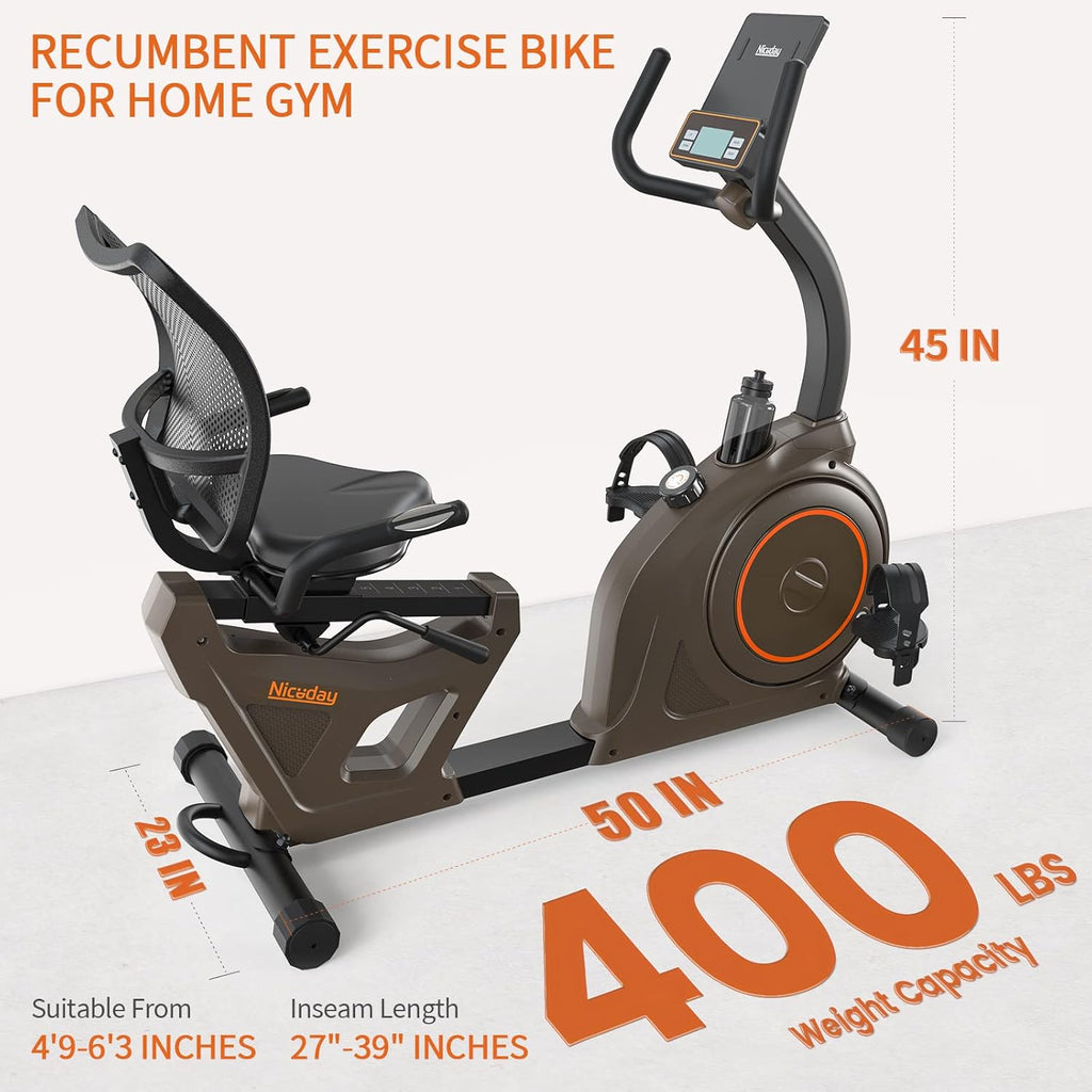 16 Resistance Levels Elliptical Machine and Recumbent Exercise Bike L306100