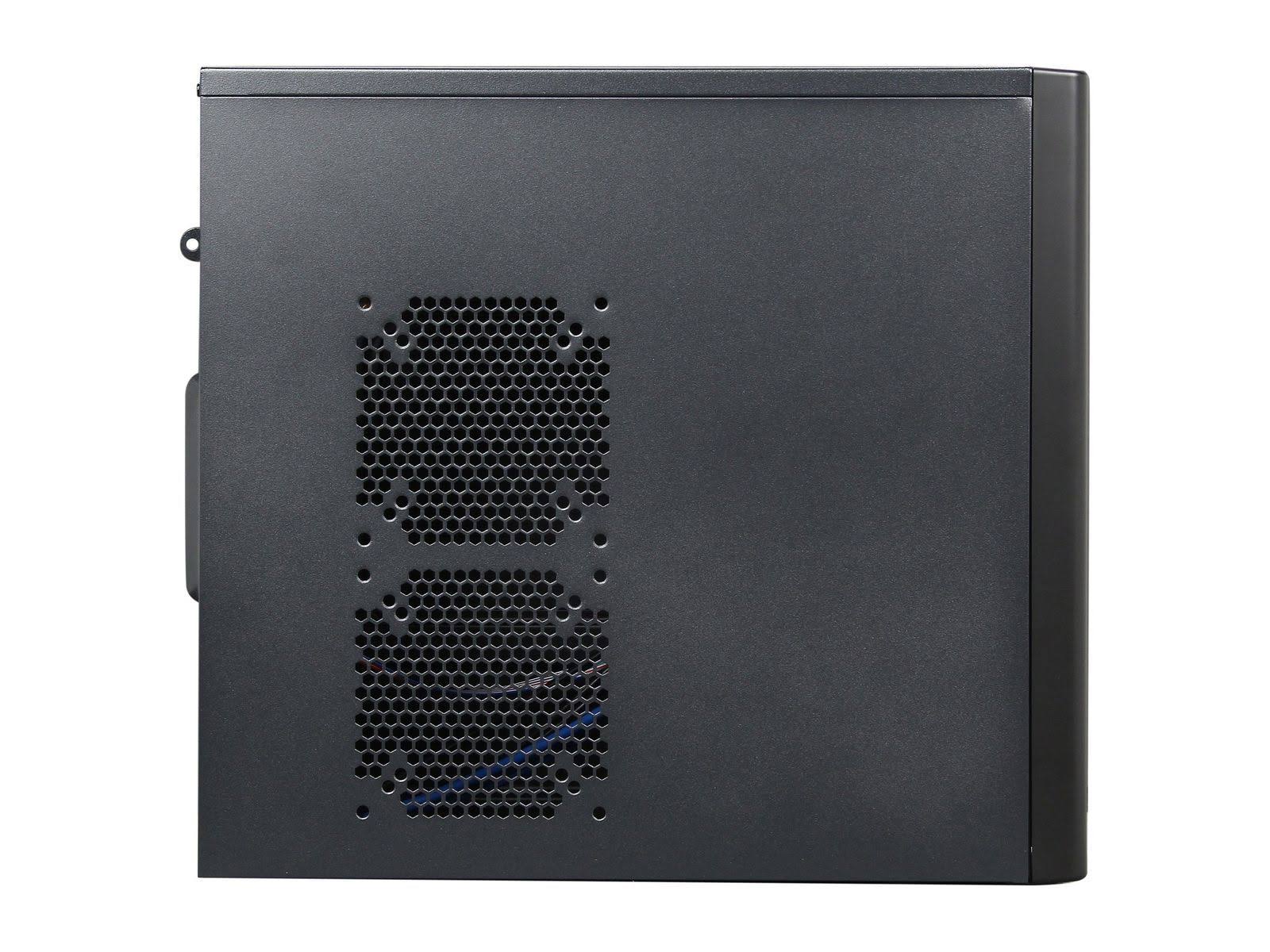 Micro-ATX Mini Tower Computer Case with Dual USB 3.0 Dual Fans M485