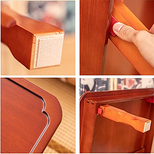 Folding Low Wooden Table (80x60×29cm) P25424