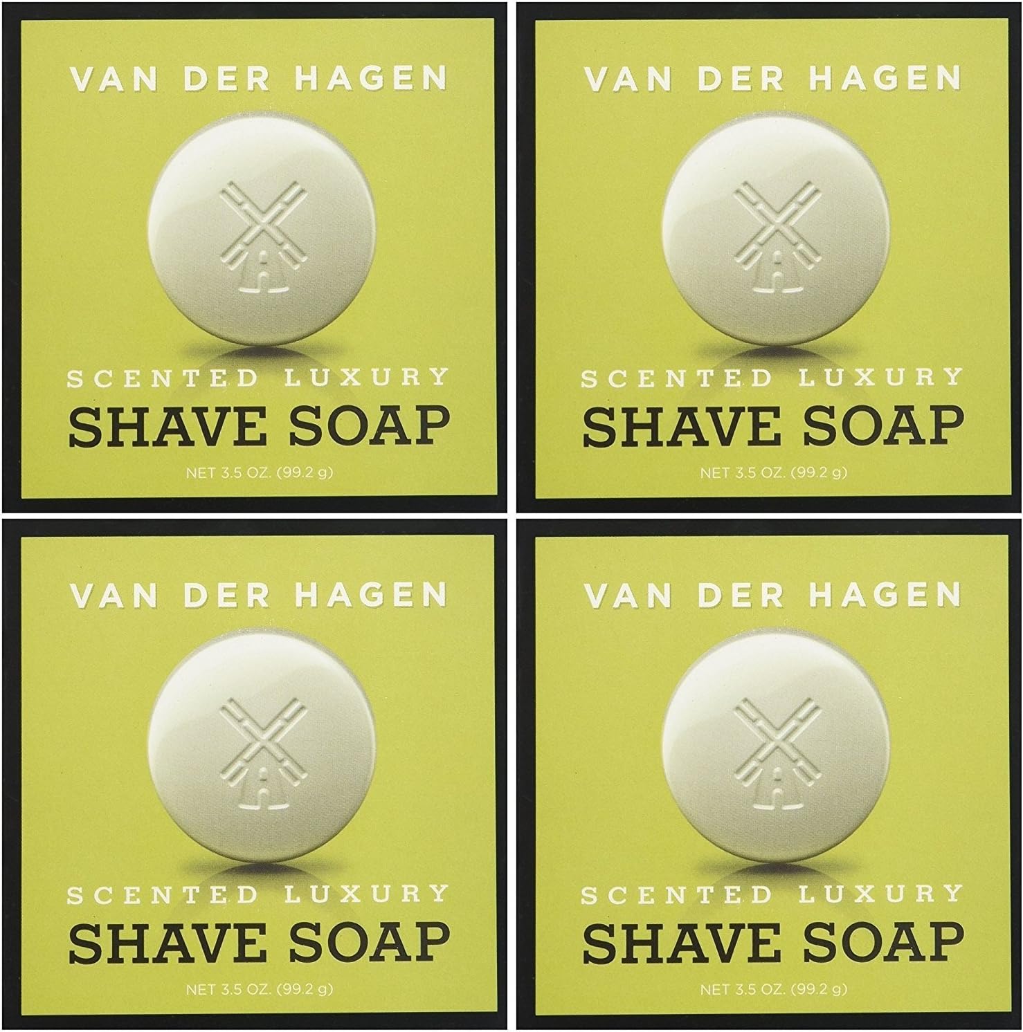 3.5 Ounce Pack of 4 Scented Shave Soap N13608