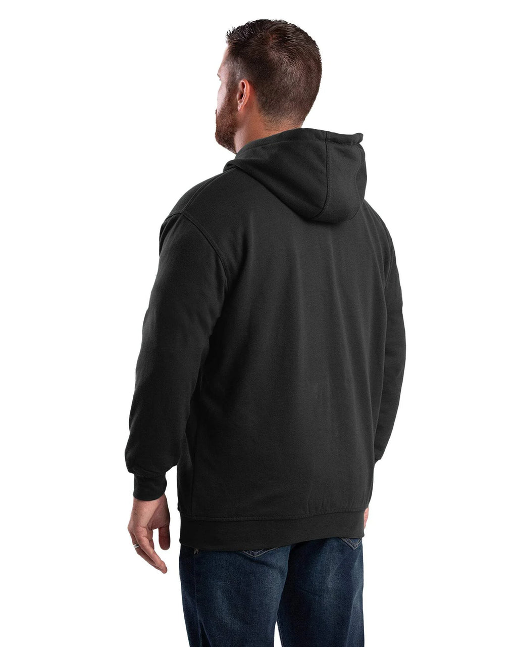 Thermal-Lined Full-Zip Hooded Sweatshirt P5268