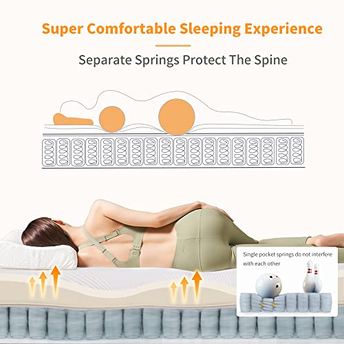 Split King Adjustable Bed Frame with Mattress B20987