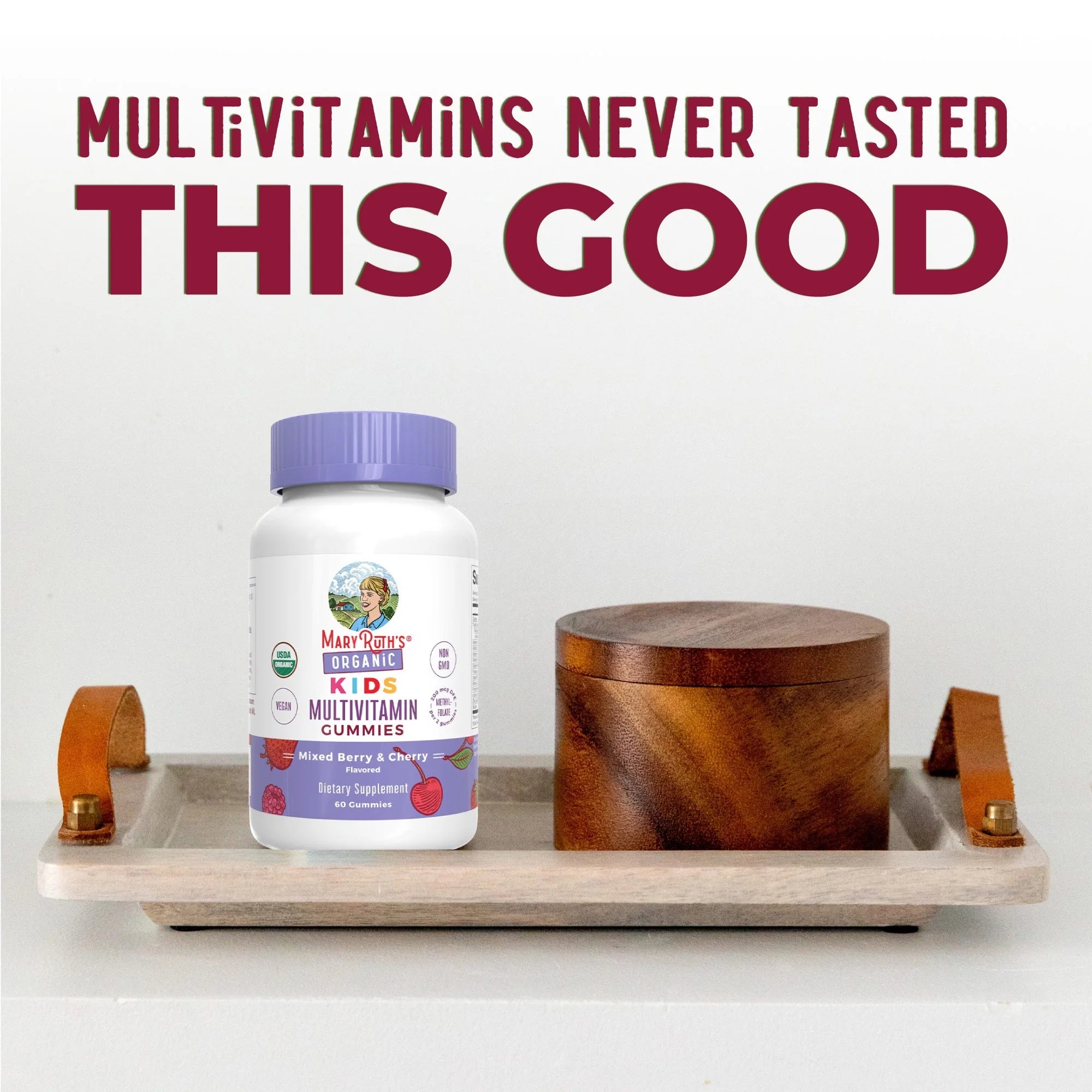 USDA Organic Kids Multivitamin Gummies, 60 Count E41845