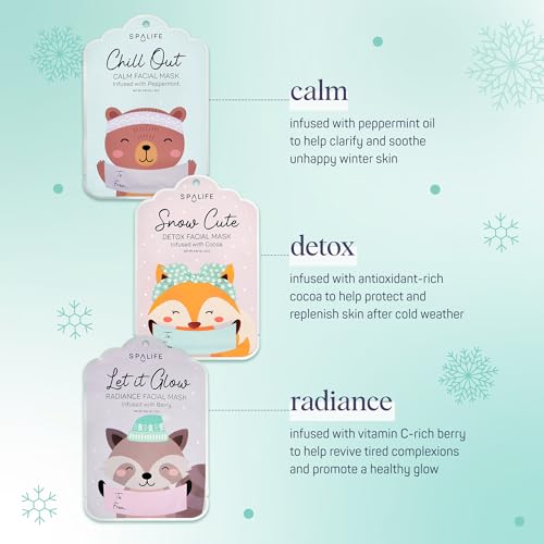 12 Pack Christmas Face Mask Bundle K402154