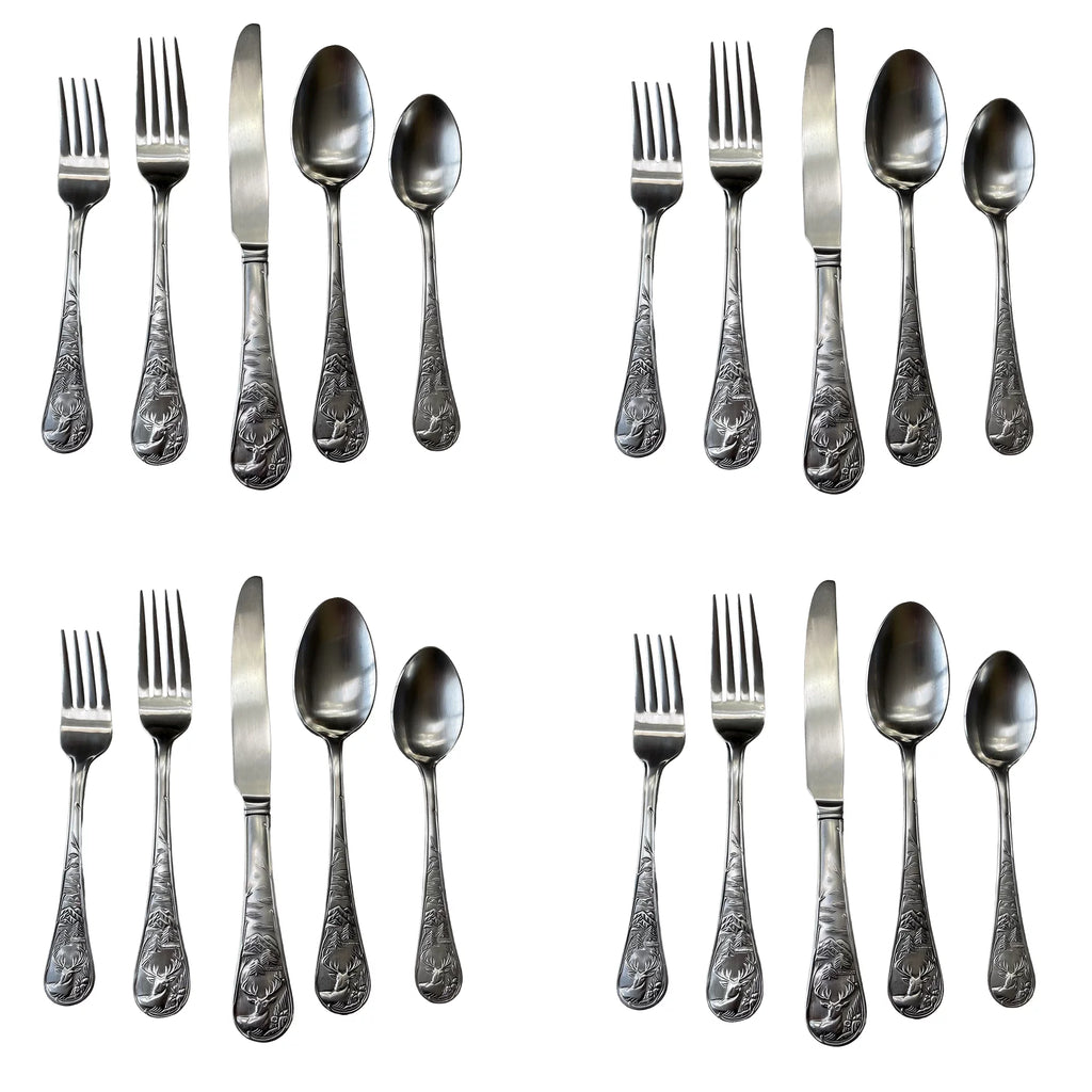 20pc Stainless Steel Flatware Set L34910