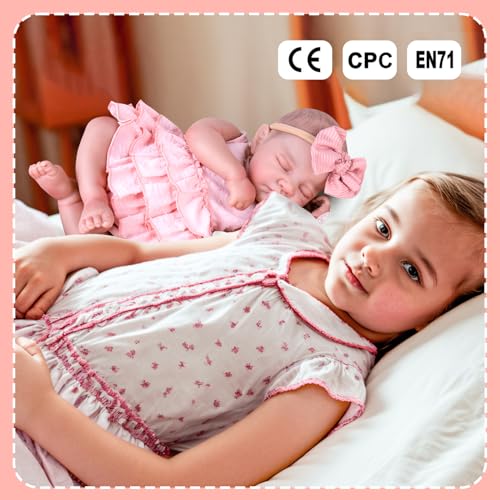 20'' Realistic Vinyl Baby Doll with Outfit Set K56526