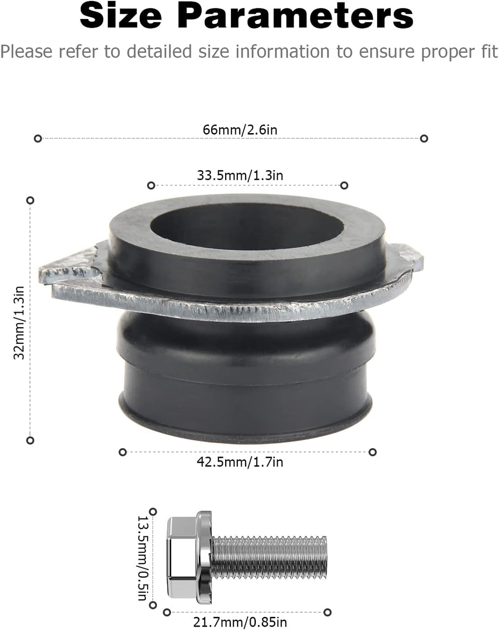Flex Coupler Replacement Parts for Garbage Disposal L4918