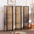 6 Panel Folding Privacy Screen Room Divider, 175cm Tall R12735