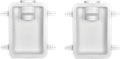 White 4" Recessed Dryer Vent Box (Pack of 2) E207