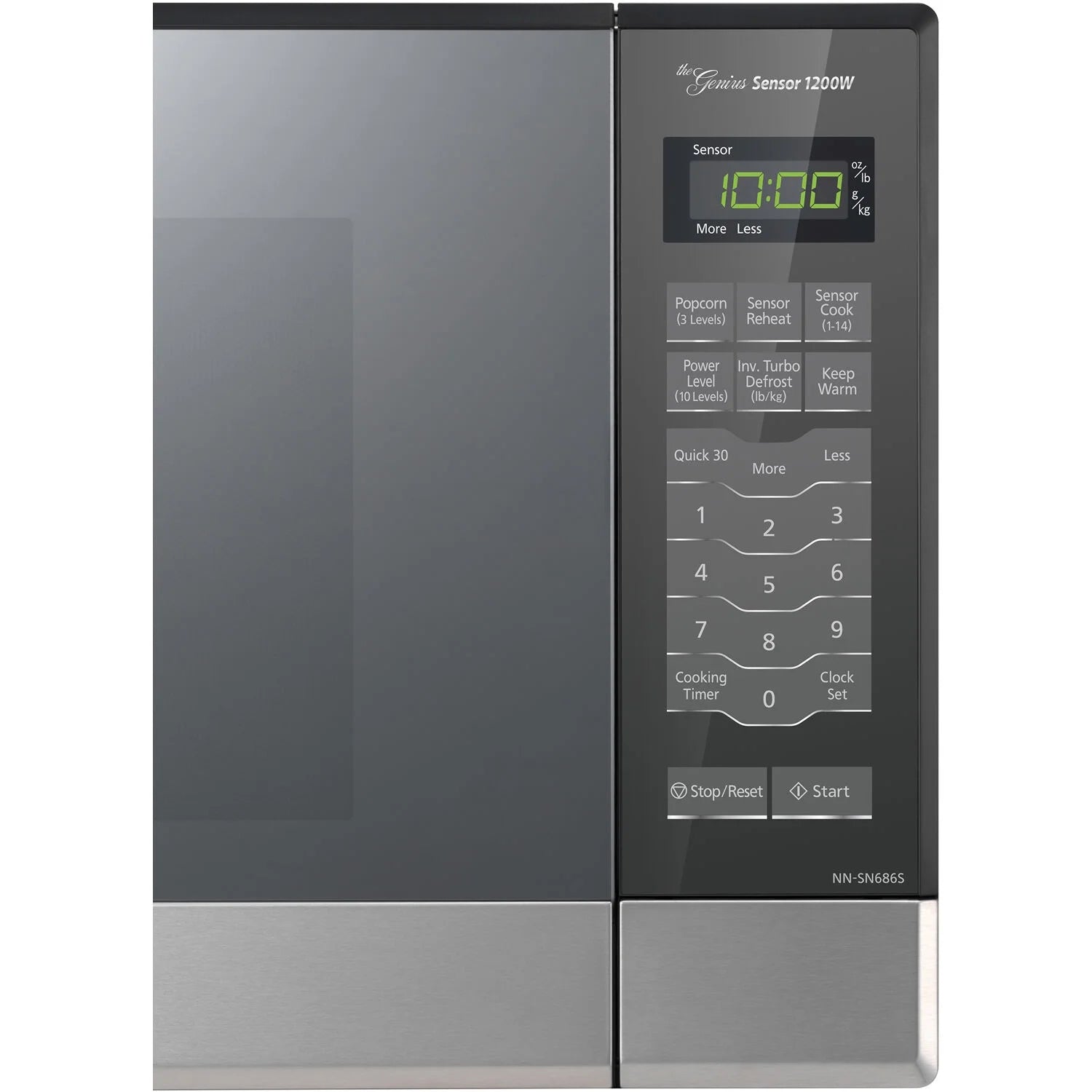 1.2 Cu. Ft. Countertop Built-In Microwave Oven with 1200W Inverter Power N93282