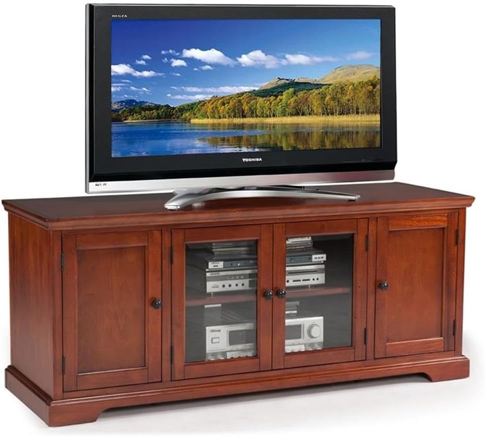 Westwood Brown Cherry TV Stand with Enclosed Storage J1920