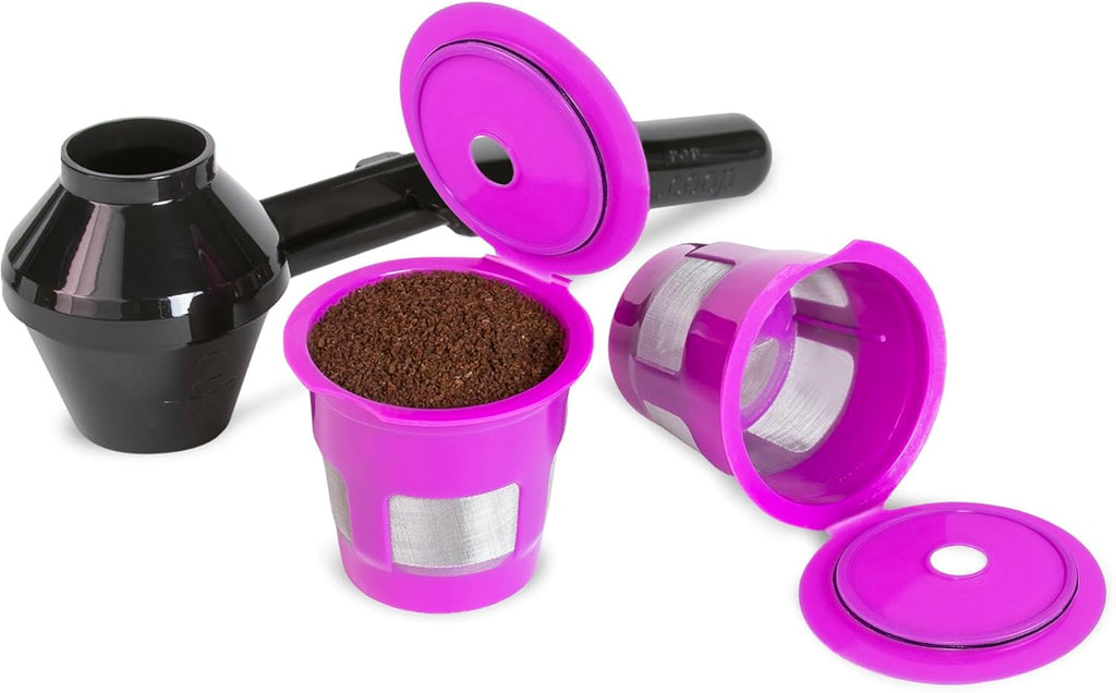 Reusable K Cup Coffee Pod Filters & Scoop T7236