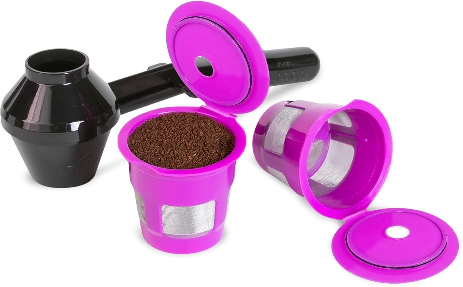Reusable K Cup Coffee Pod Filters & Scoop T7236
