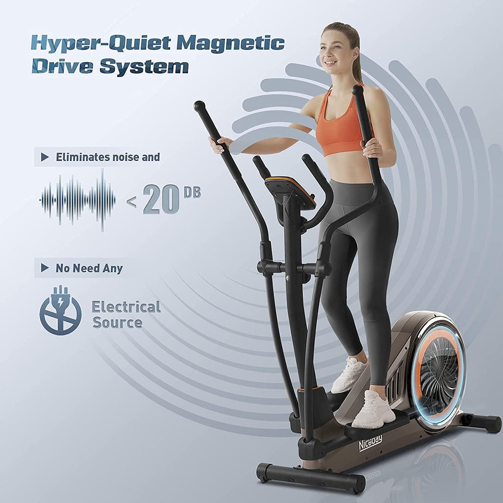 16 Resistance Levels Elliptical Machine and Recumbent Exercise Bike L306100