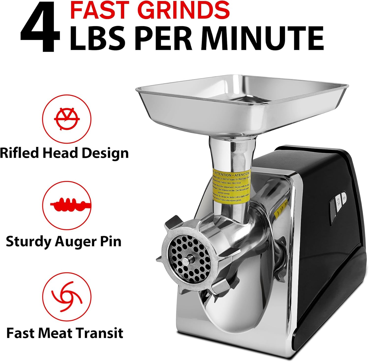 Stainless Steel Electric Meat Grinder A1088