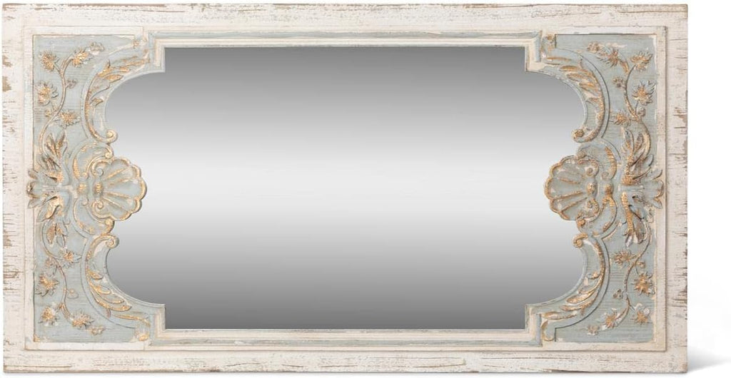 Carved Wood Mirror Y56551