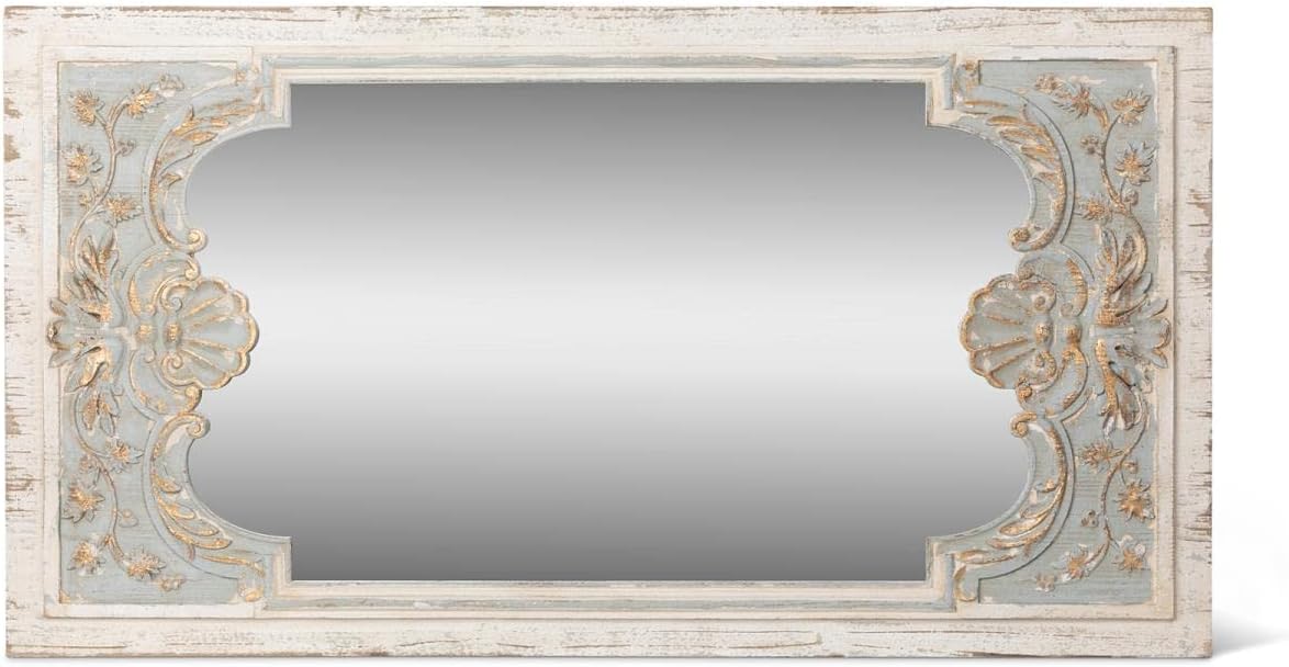 Carved Wood Mirror Y56551