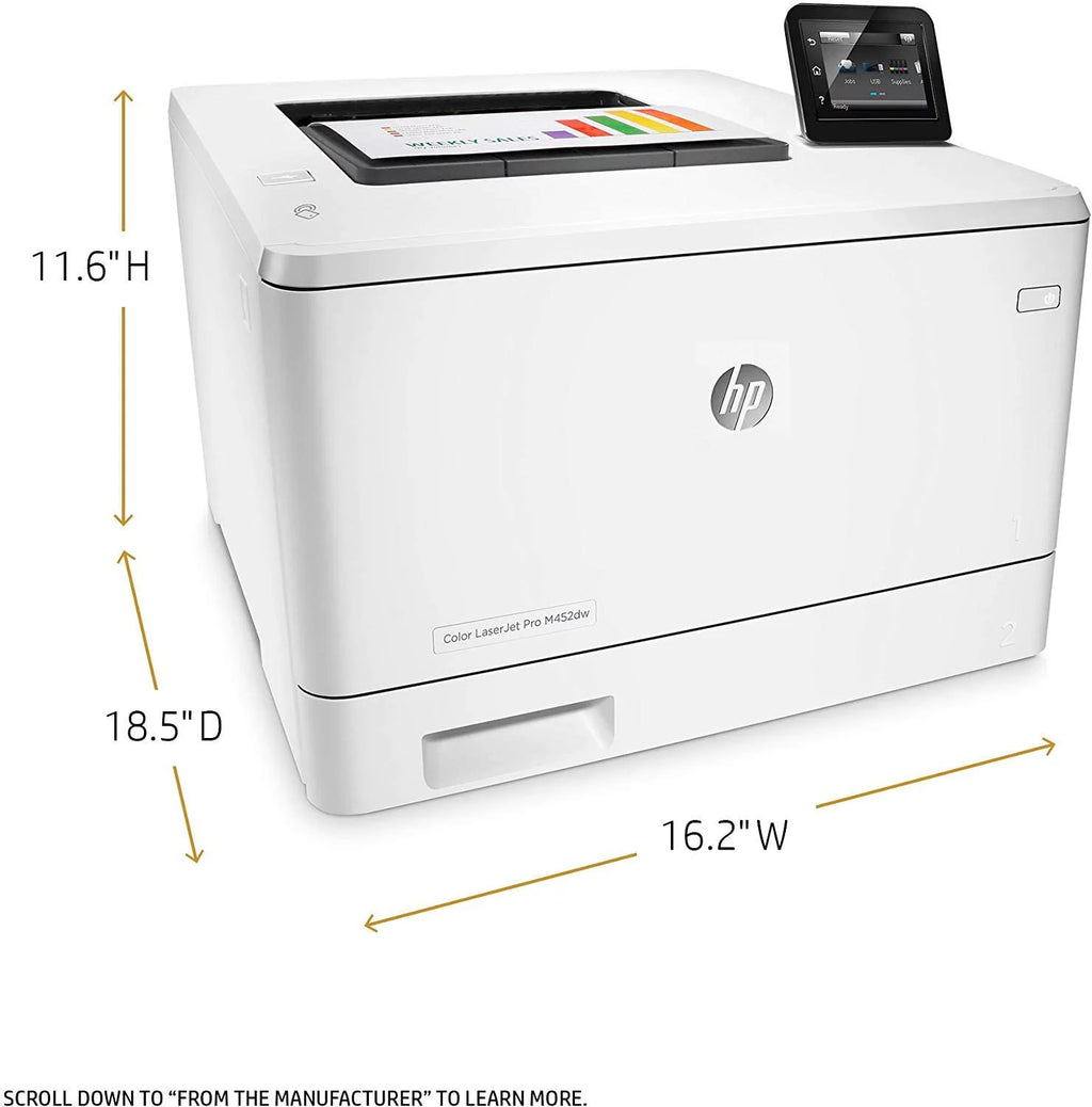 Wireless Color Laser Printer with Duplex Printing N66023
