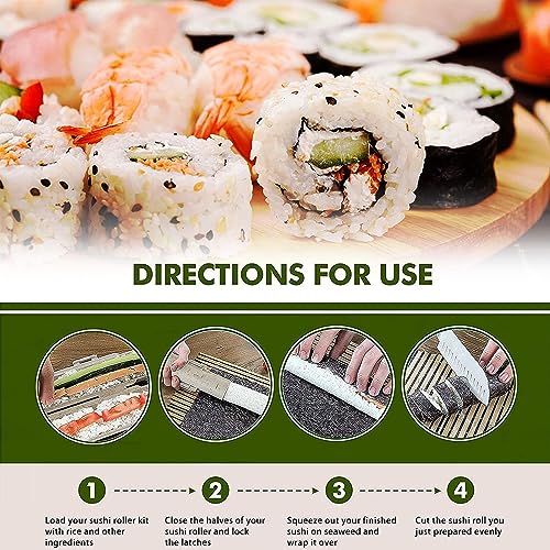 Sushi Maker with Sushi Bazooka Food Grade Plastic Sushi Roller Mold V29231