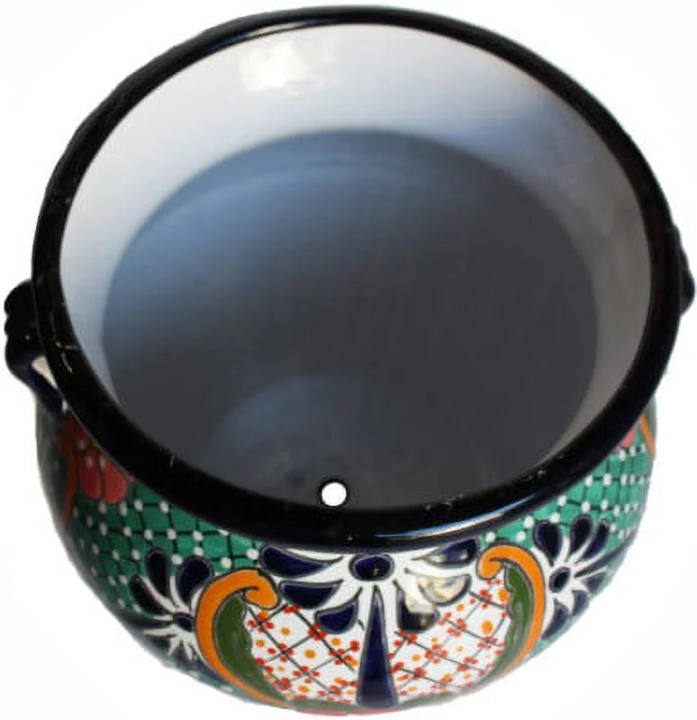 Medium-Sized Talavera Ceramic Garden Pot H3099