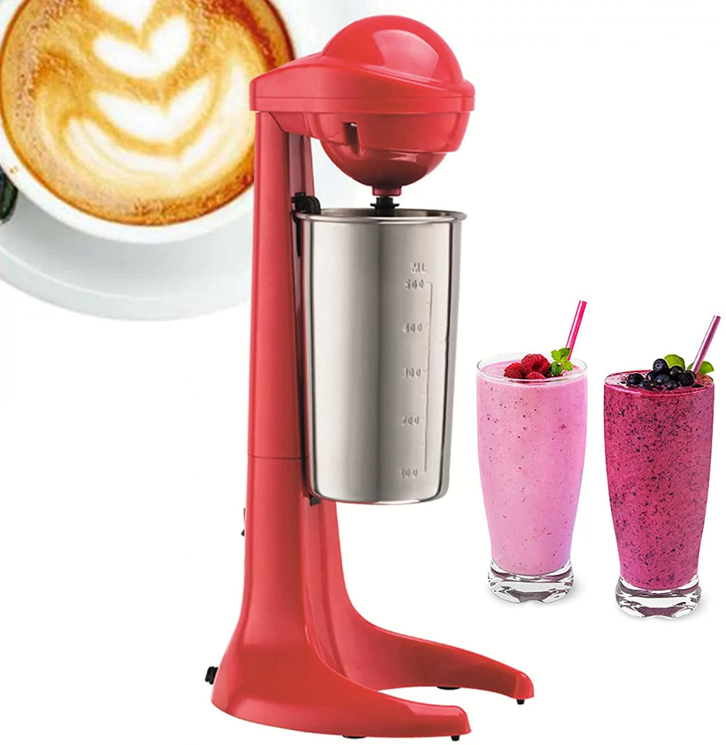 Red Stainless Steel Electric Milkshake Maker Y639543
