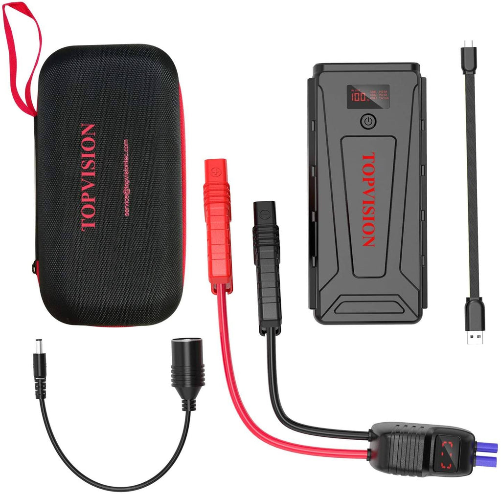 2200A Peak 20800mAh Portable Car Battery Power Pack with USB Quick Charge 3.0 C354