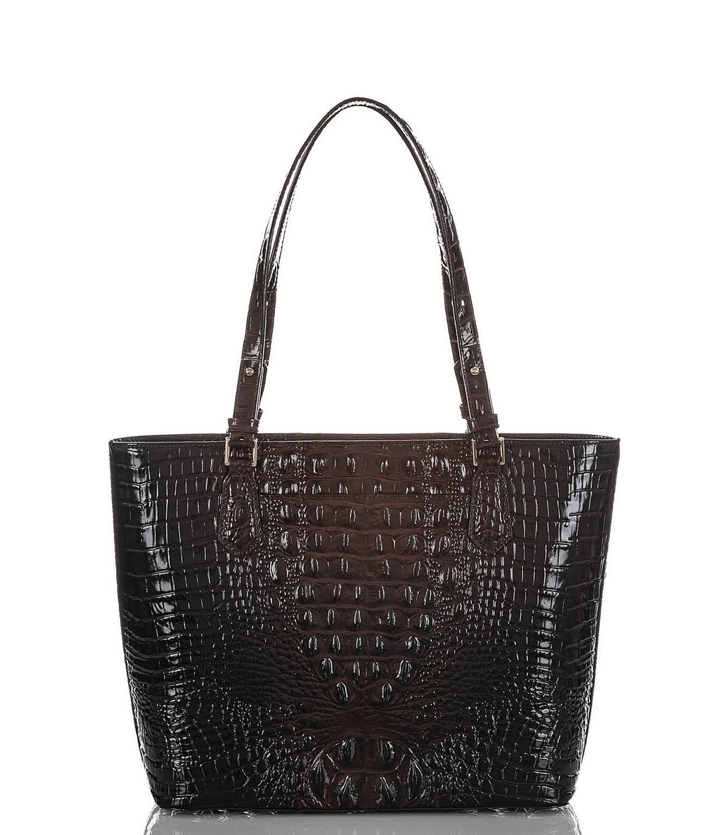 Medium Misha Embossed - Pecan/Gold J4818