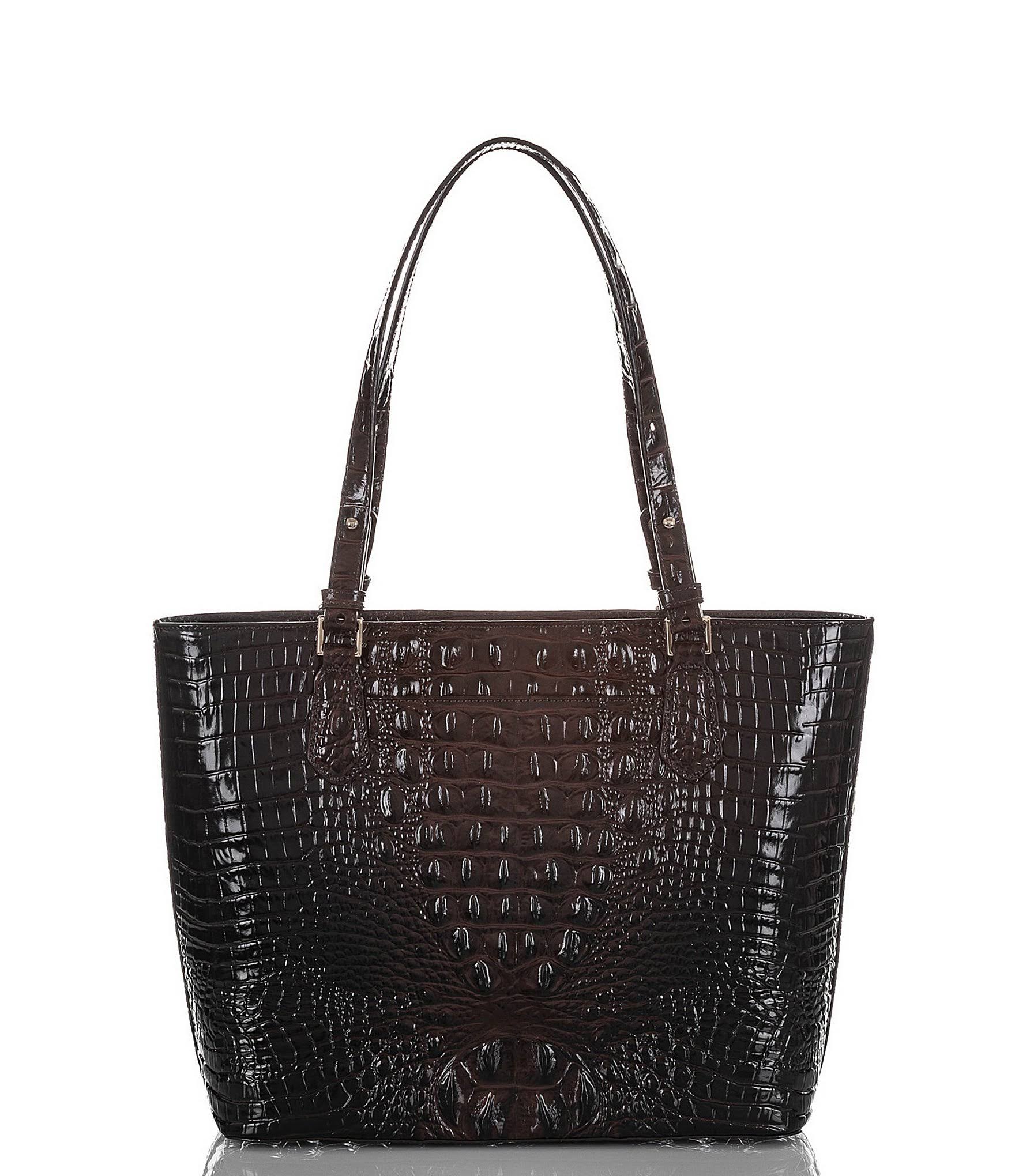 Medium Misha Embossed - Pecan/Gold J4818